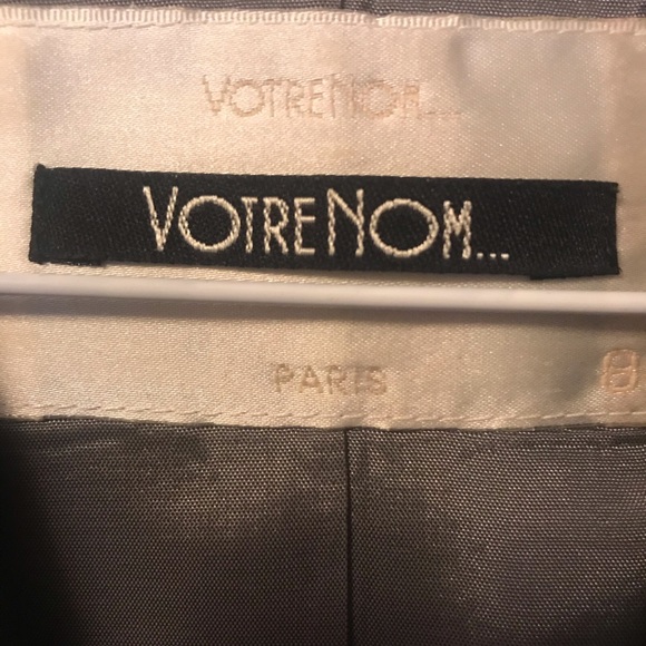 Votrenom Paris silver Grey shinny jacket - Picture 4 of 4